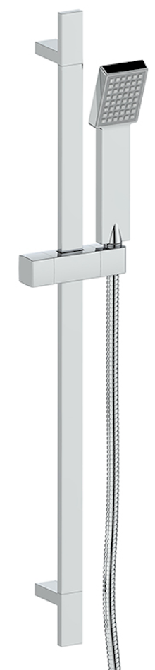 Vogt Kapfenberg Sliding Shower Bar with Hand Shower BH.01.01 in Polished Chrome