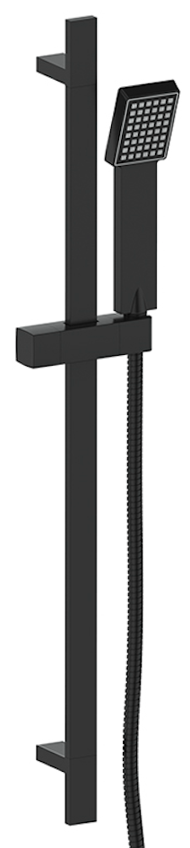 Vogt Kapfenberg Sliding Shower Bar with Hand Shower BH.01.01 in Matte Black