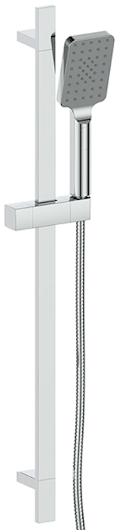 Vogt Kapfenberg Sliding Shower Bar with 3-Function Hand Shower BH.01.03 in Polished Chrome