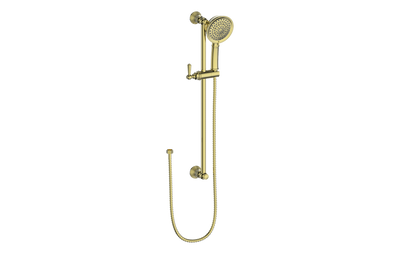Vogt Carinthia Sliding Shower Bar with Hand Shower in Brushed Gold – BH.10.05.BG