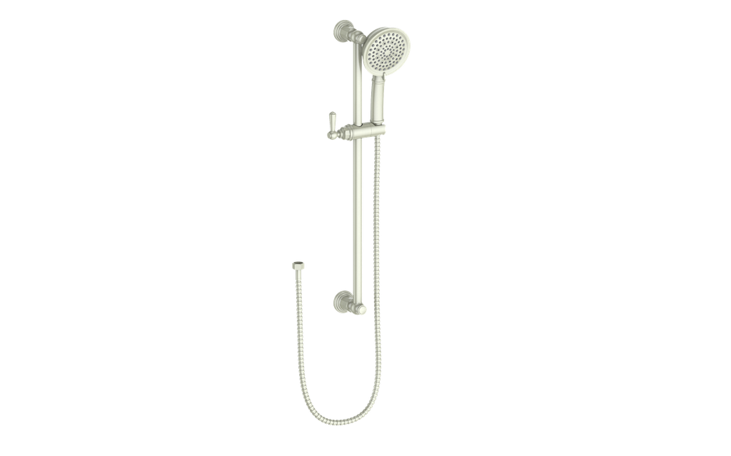 Vogt Carinthia Sliding Shower Bar with Hand Shower in Brushed Nickel – BH.10.05.BN