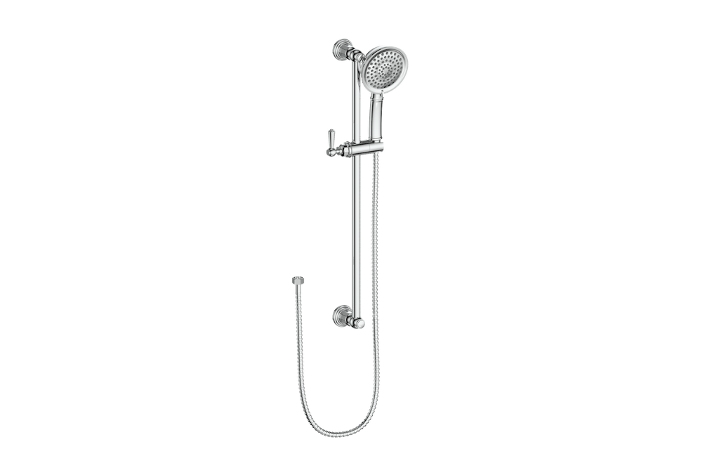 Vogt Carinthia Sliding Shower Bar with Hand Shower in Polished Chrome – BH.10.05.CC
