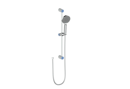Polished Chrome / Azure Blue