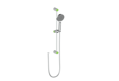 Polished Chrome / Lime Green