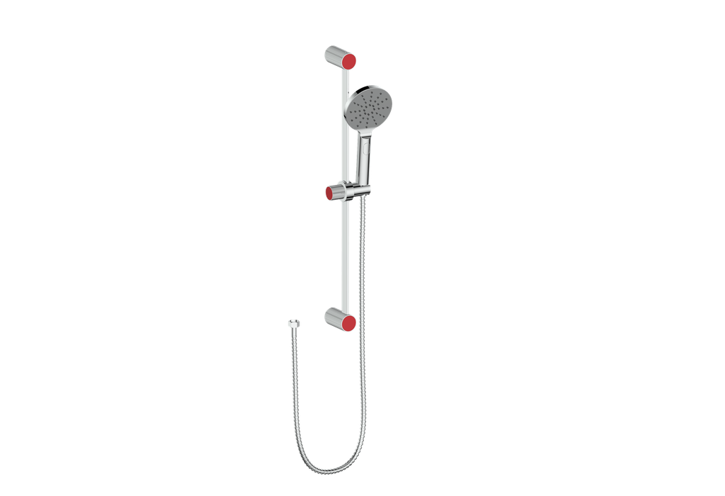 Polished Chrome / Tango Red