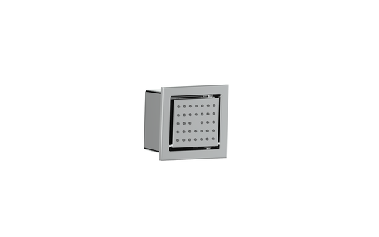Vogt Square Built-In Body Jet in Polished Chrome - BJ.01.01.CC