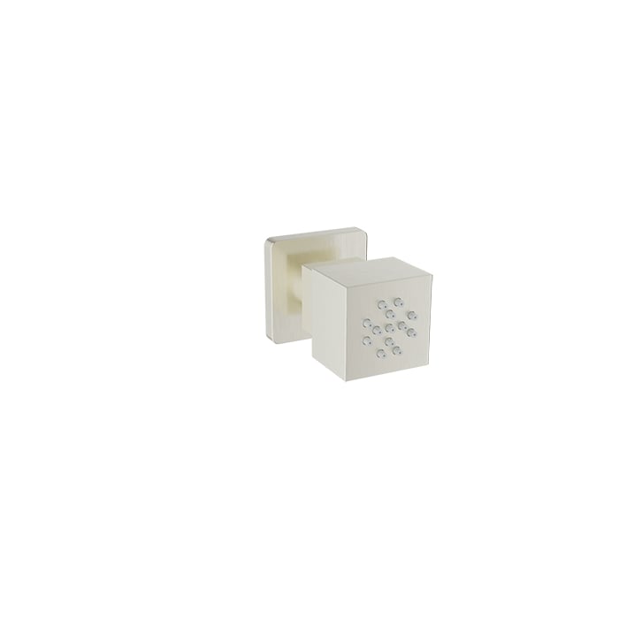 Baril Square Lateral Body Jet - Brushed Nickel