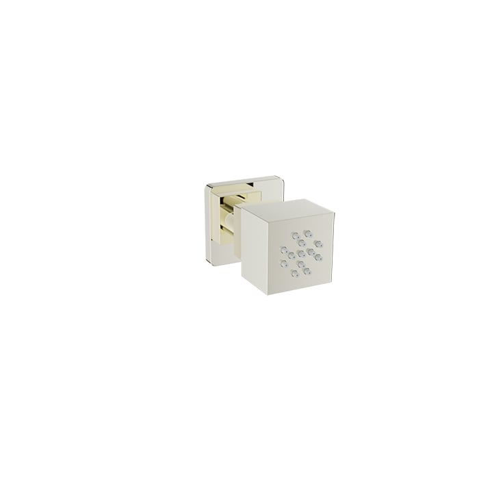 Baril Square Lateral Body Jet - Polished Nickel