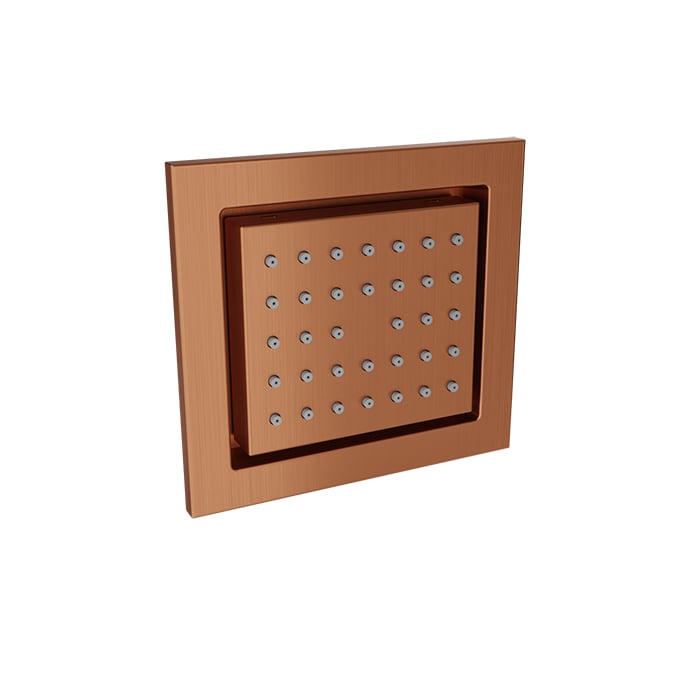 Baril Square Built-In Lateral Body Jet - Satin Copper