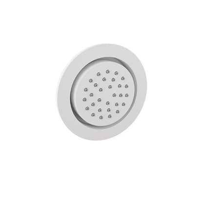 Baril Round Built-In Lateral Body Jet - White