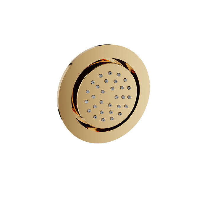 Baril Round Built-In Lateral Body Jet - Gold