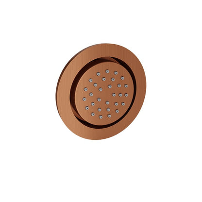 Baril Round Built-In Lateral Body Jet - Satin Copper
