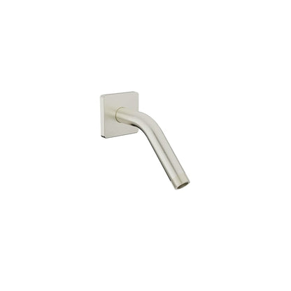 Baril 6" Wall-Mounted Shower Arm, Square Flange - Brushed Nickel
