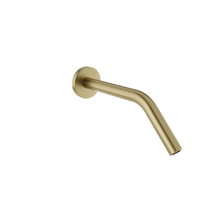 Baril 10" Wall-Mounted Shower Arm - Satin Brass
