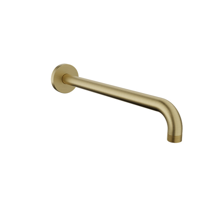Baril 12" Wall-Mounted Shower Arm BRA-1212-02 - Satin Brass