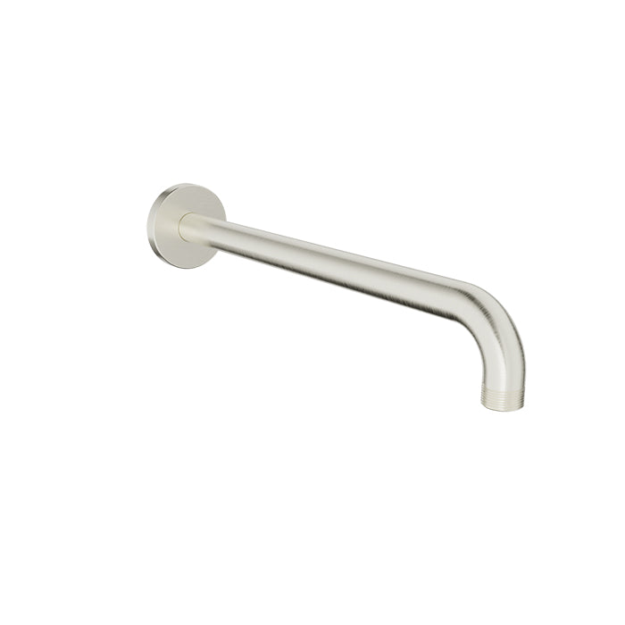 Baril 12" Wall-Mounted Shower Arm BRA-1212-02 - Brushed Nickel