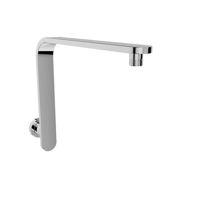Baril Raised Square Wall-Mounted Shower Arm BRA-1409-02 - Polished Chrome
