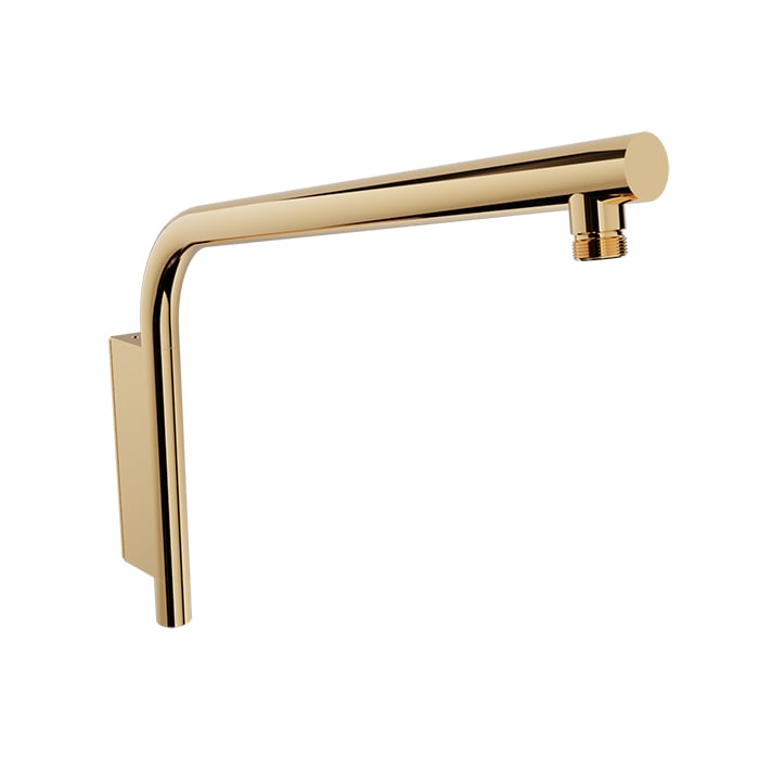 Baril Flora B47 16" Wall-Mounted Shower Arm - Gold
