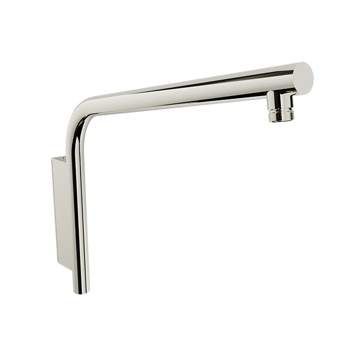 Baril Flora B47 16" Wall-Mounted Shower Arm - Polished Nickel