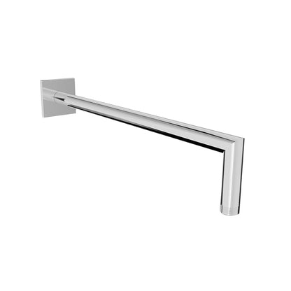 Baril 16" Wall-Mounted Shower Arm, Square Flange BRA-1612-44 - Polished Chrome
