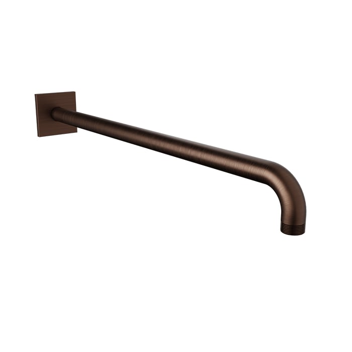 Baril 18" Wall-Mounted Shower Arm, Square Flange BRA-1812-14 - Venetian Bronze