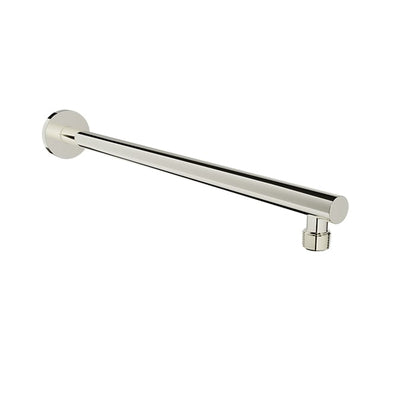 Baril 18" Wall-Mounted Shower Arm, Round Profile - Polished Nickel