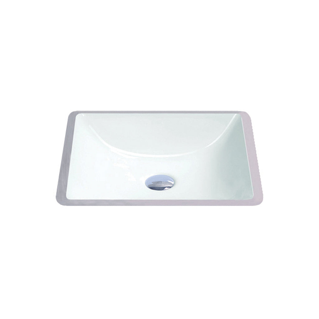 Vogt Bräu Vitreous China Undermount Sink in Glossy White - BS.1611.B11-60