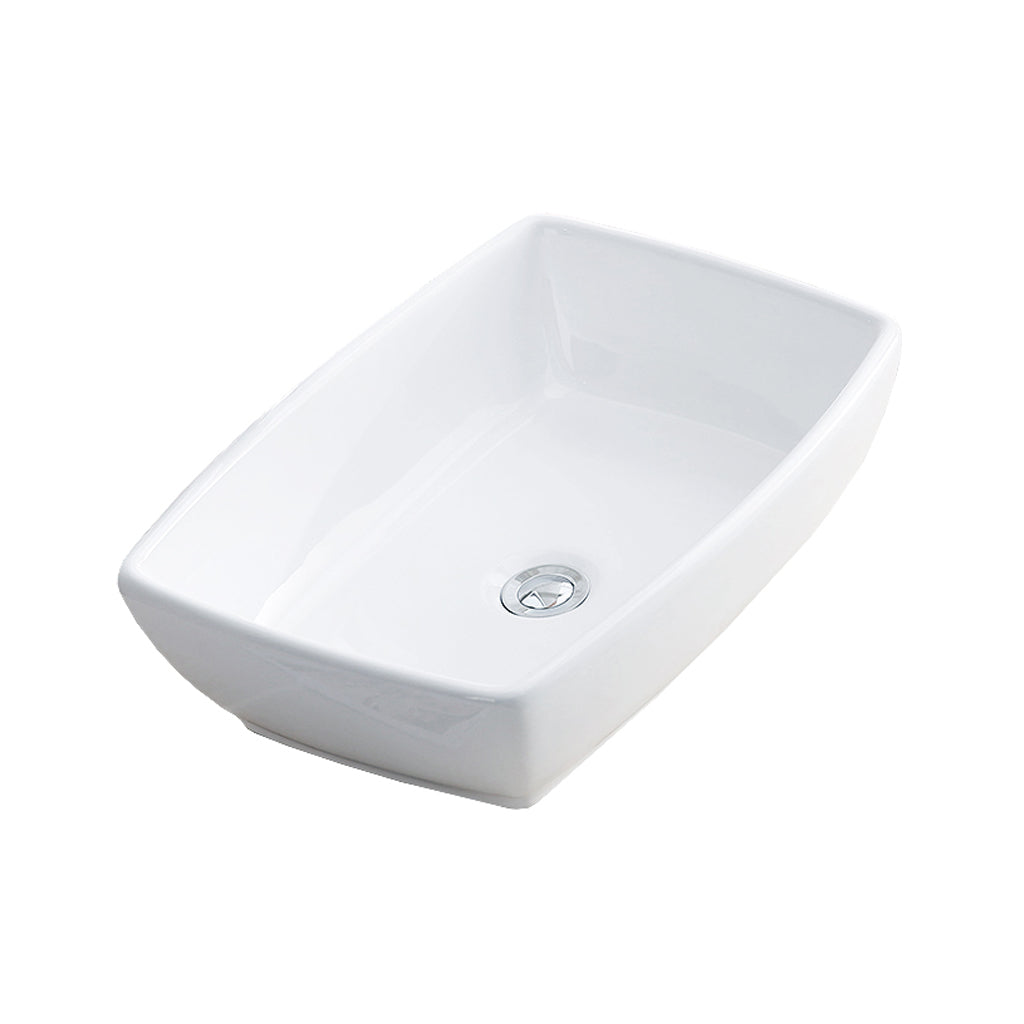 Vogt Tulln Vitreous China Vessel Sink in Glossy White - BS.1913.T21-60