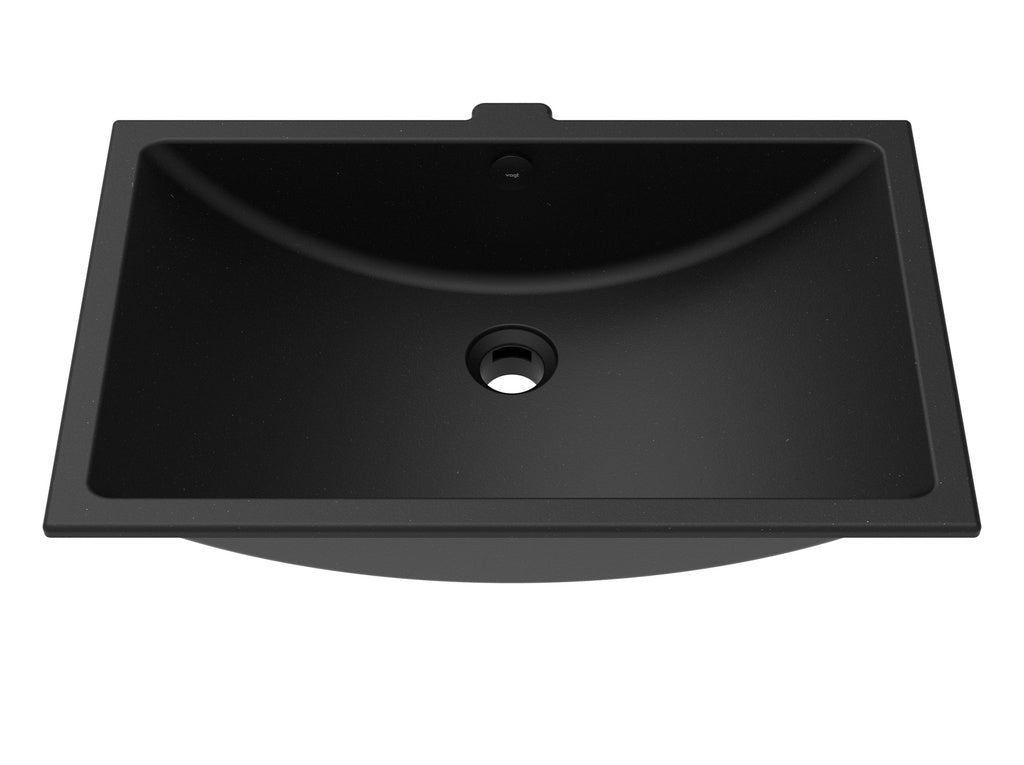 Vogt Zell Vogranite Undermount Vanity Sink in Onyx Black - BS.2112.Z01G-60