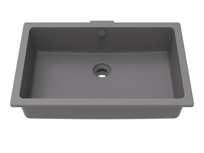 Vogt Krone Vogranite Undermount Vanity Sink in Metropolitan Grey - BS.2113.K02G-60
