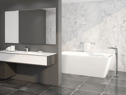 Baril Accent B56 B56-1010-1PL faucet in Smokey Chrome, bathroom setting with other fixtures sold separately