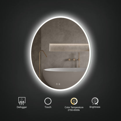 Ico Bennett Dual Lit LED Mirror - IB1030, Size 30"