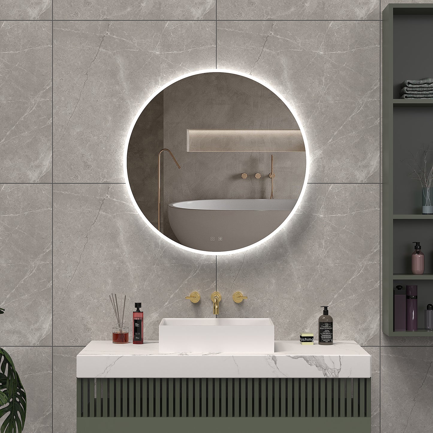 Ico Bennett Dual Lit LED Mirror - IB1030, Size 30"