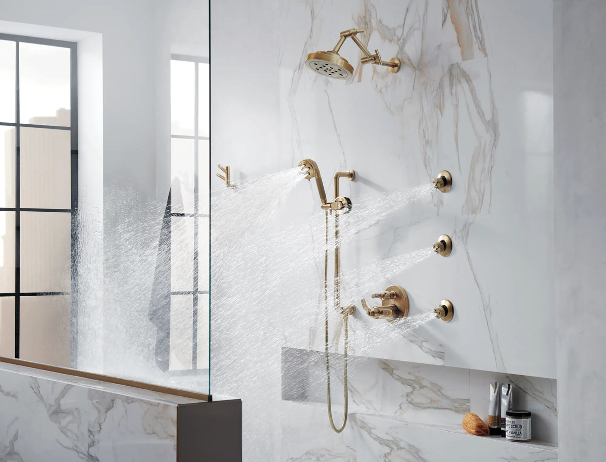 Brizo Litze T75635-GLLHP installed view 10; handles and other fixtures sold separately