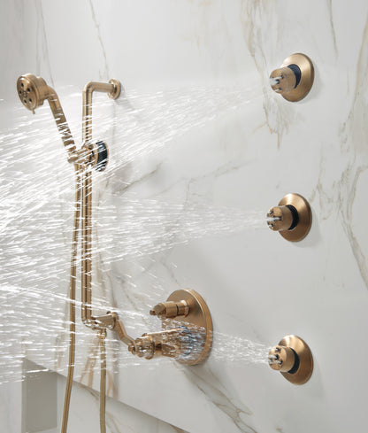 Brizo Litze T75635-GLLHP installed view 15; handles and other fixtures sold separately