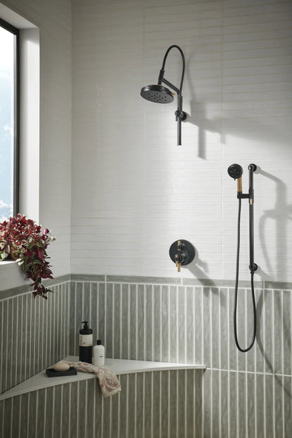 Brizo Litze T75635-BLLHP installed view 2; handles and other fixtures sold separately