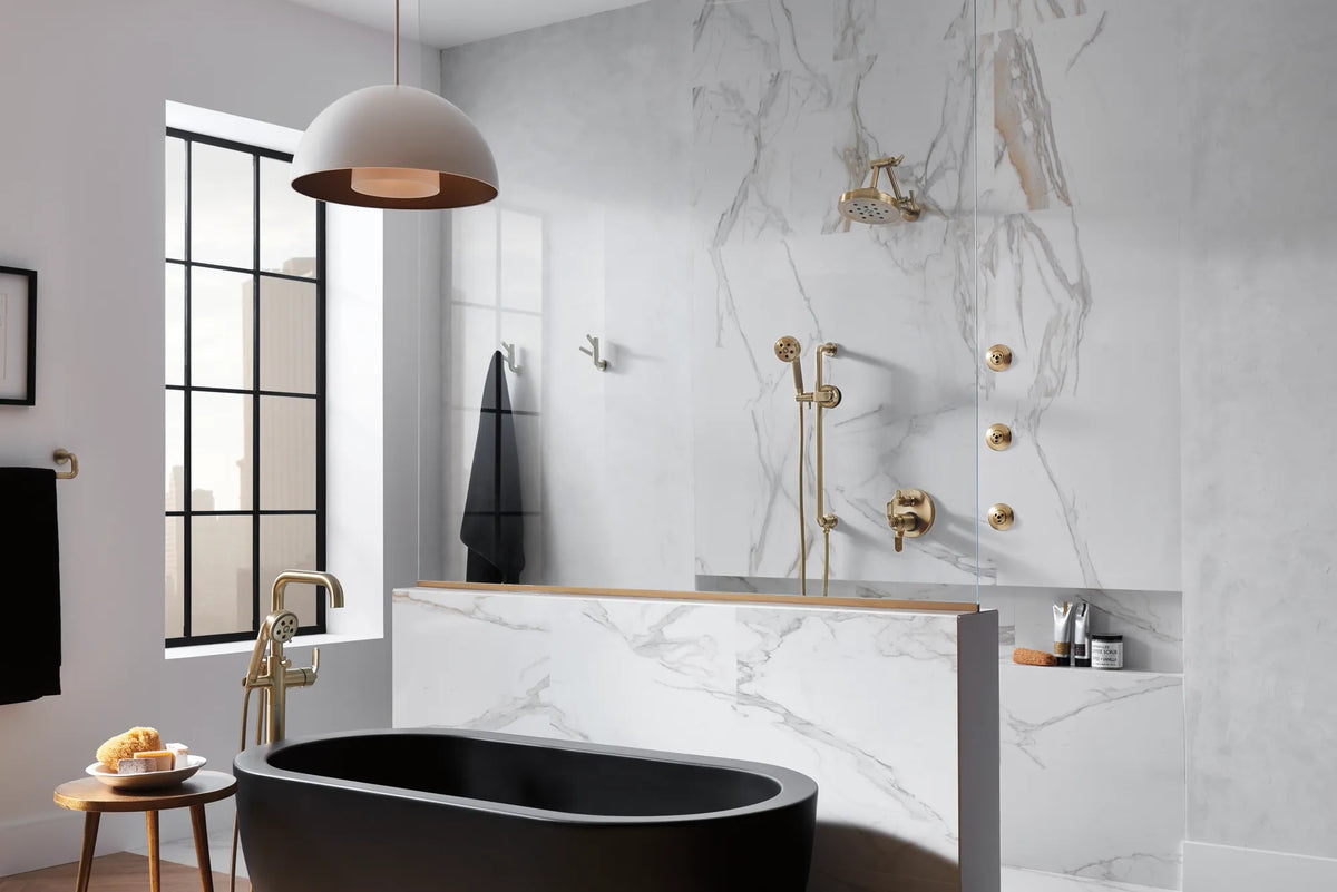 Brizo Litze T75635-GLLHP installed view 8; handles and other fixtures sold separately