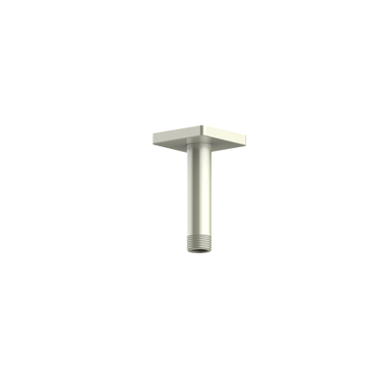 Vogt Square 4 inch Ceiling-Mount Shower Arm CA.01.04 in Brushed Nickel