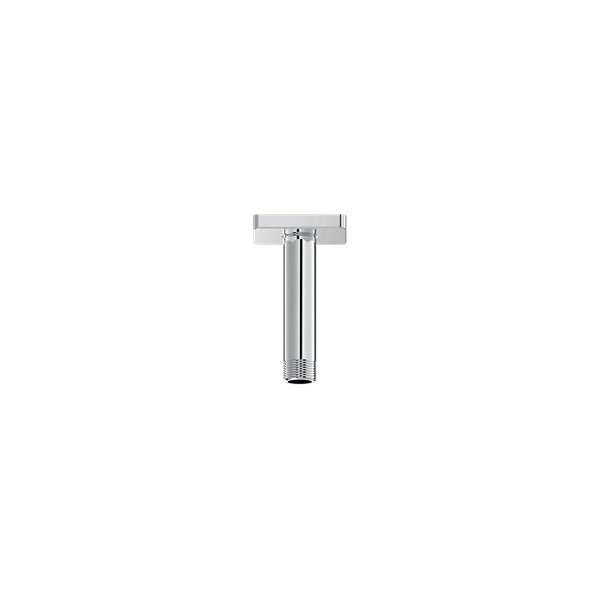 Vogt Square 4 inch Ceiling-Mount Shower Arm CA.01.04 in Polished Chrome