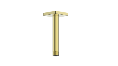 Vogt Square 6 inch Ceiling-Mount Shower Arm CA.01.06 in Brushed Gold