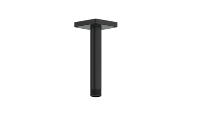 Vogt Square 6 inch Ceiling-Mount Shower Arm CA.01.06 in Matte Black