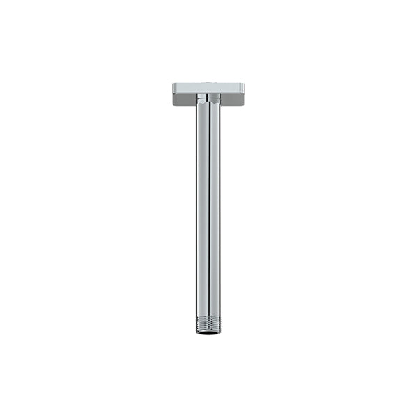 Vogt Square 8 inch Ceiling-Mount Shower Arm CA.01.08 in Polished Chrome