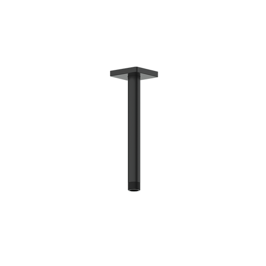 Vogt Square 8 inch Ceiling-Mount Shower Arm CA.01.08 in Matte Black