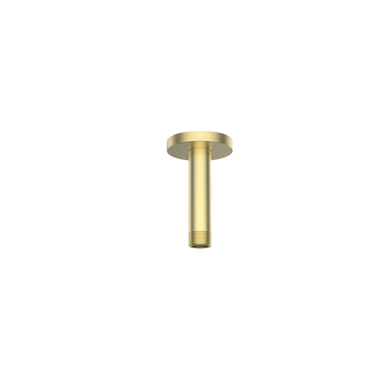 Vogt Round 4 inch Ceiling-Mount Shower Arm CA.02.04 in Brushed Gold