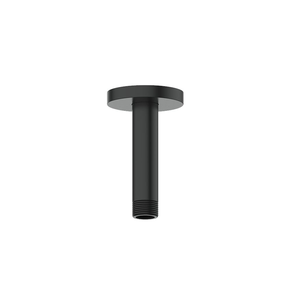 Vogt Round 4 inch Ceiling-Mount Shower Arm CA.02.04 in Matte Black