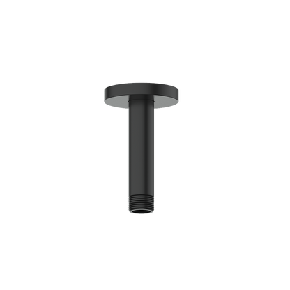 Vogt Round 4 inch Ceiling-Mount Shower Arm CA.02.04 in Matte Black