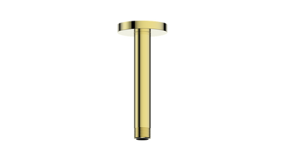 Vogt Round 6 inch Ceiling-Mount Shower Arm CA.02.06 in Brushed Gold