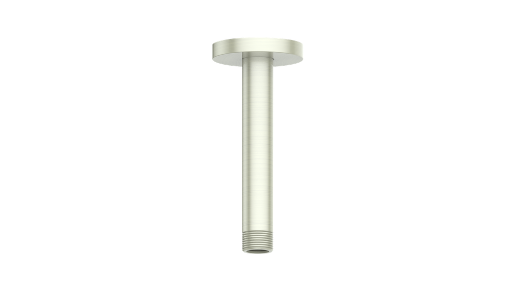 Vogt Round 6 inch Ceiling-Mount Shower Arm CA.02.06 in Brushed Nickel