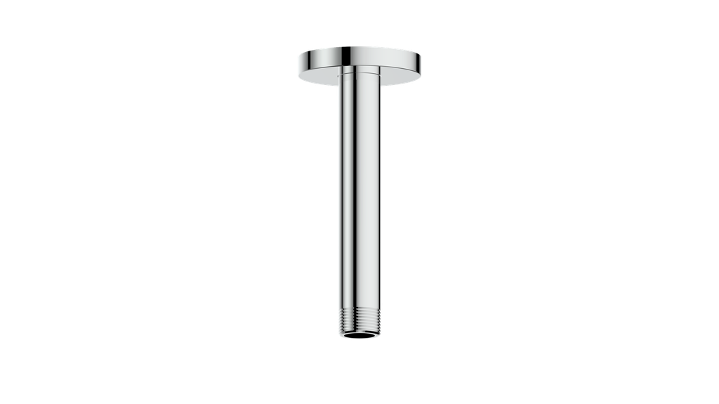 Vogt Round 6 inch Ceiling-Mount Shower Arm CA.02.06 in Polished Chrome