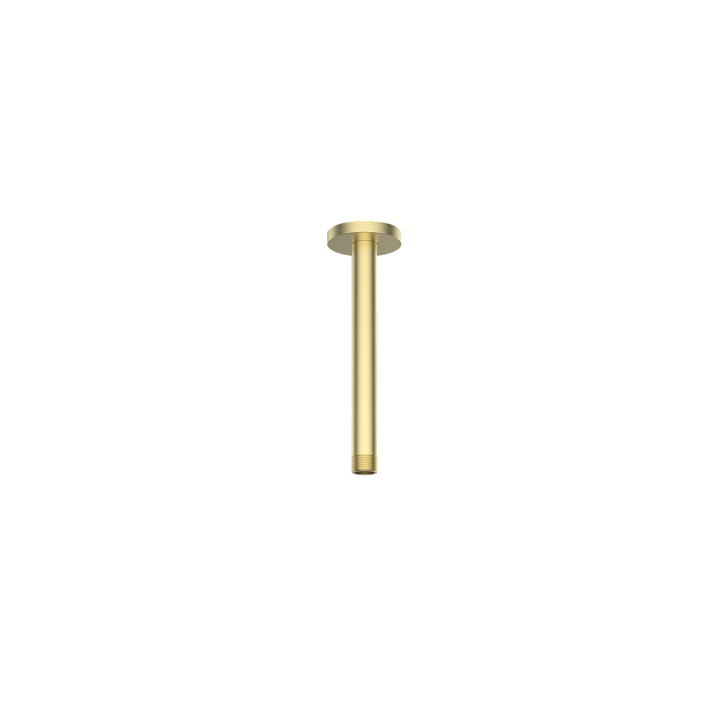 Vogt Round 8 inch Ceiling-Mount Shower Arm CA.02.08 in Brushed Gold